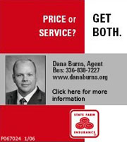 CLICK HERE to view Dana Burns State Farm